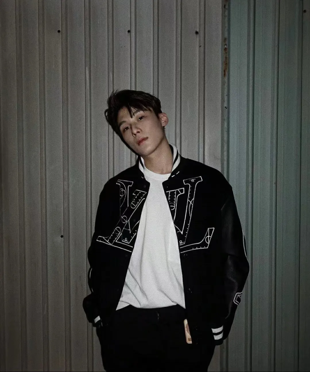 Louis Vuitton & NBA 21Fw joint baseball jacket
